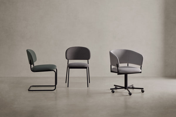 Silla RC Metal con Brazos Cantilever